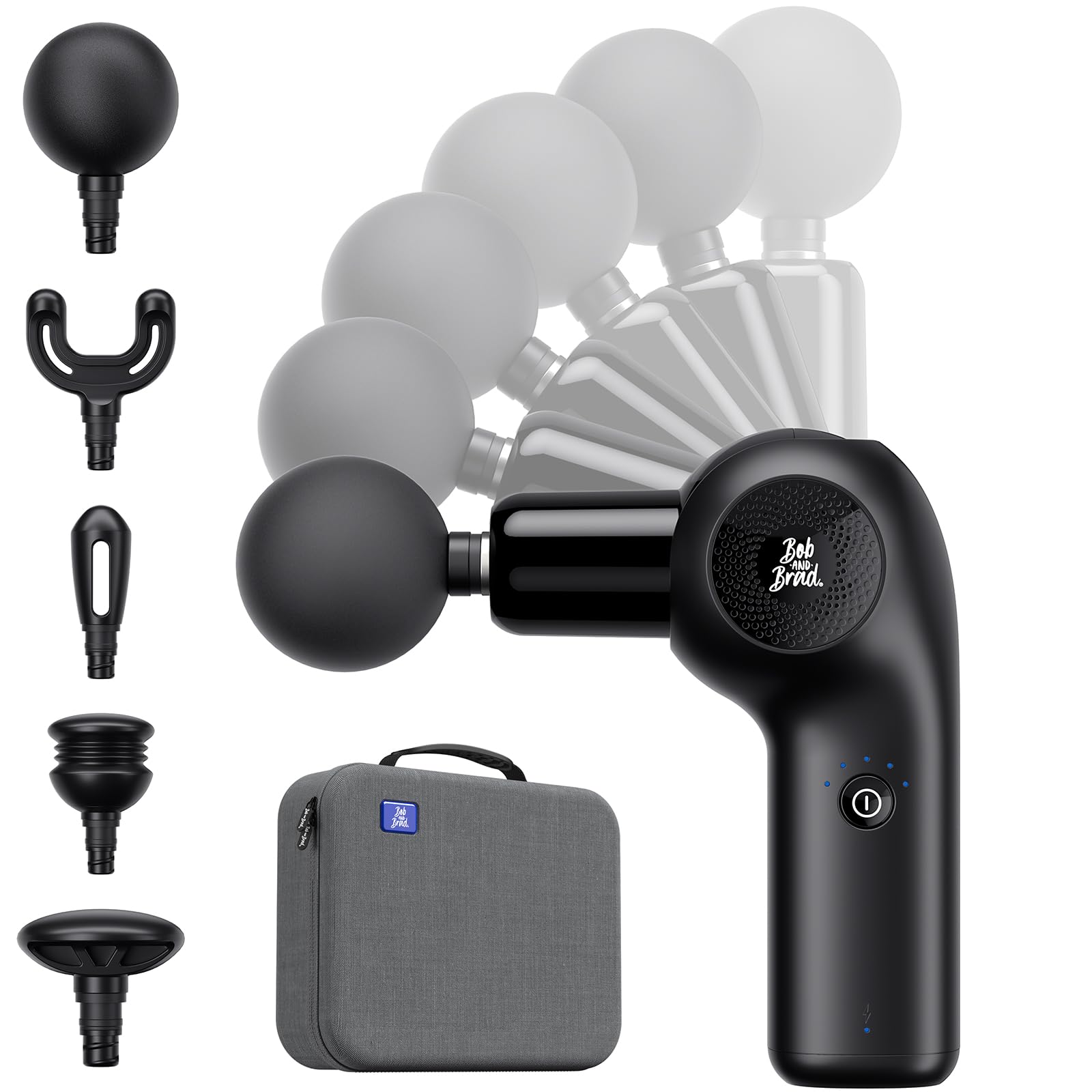 Mini Pistolet de Massage D2 - Bob and Brad (Angle Ajustable)