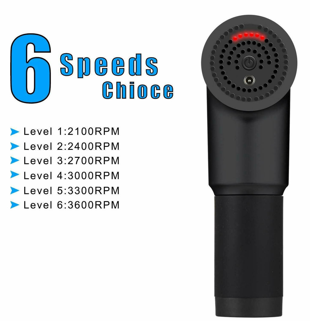 Pistolet de Massage Ergonomique R4 - Haute Percussion