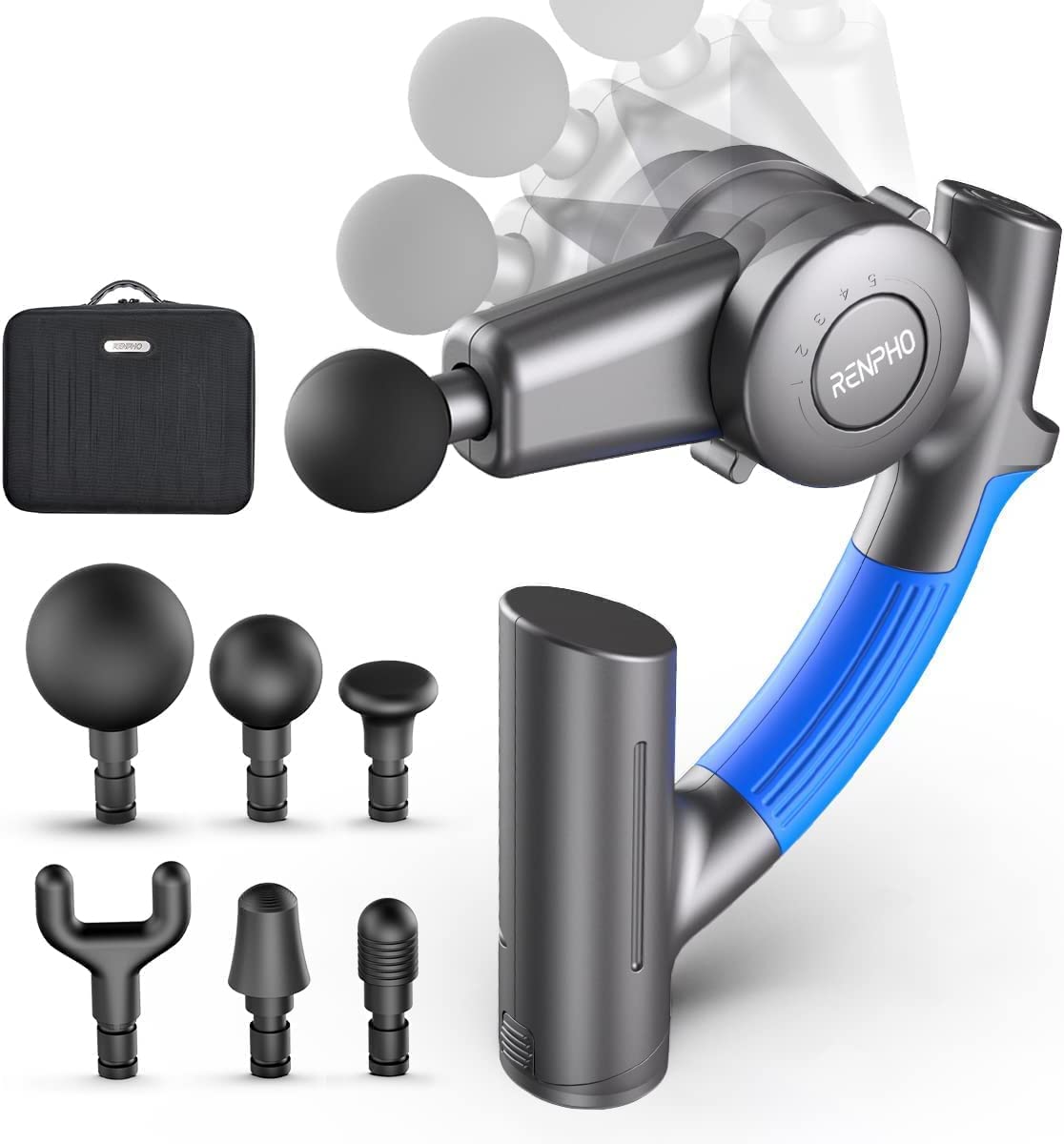 Pistolet de Massage RENPHO R4 - Bras Articulé & Récupération Pro